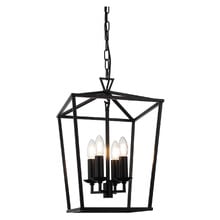 Panama Steel 4 Light Pendant